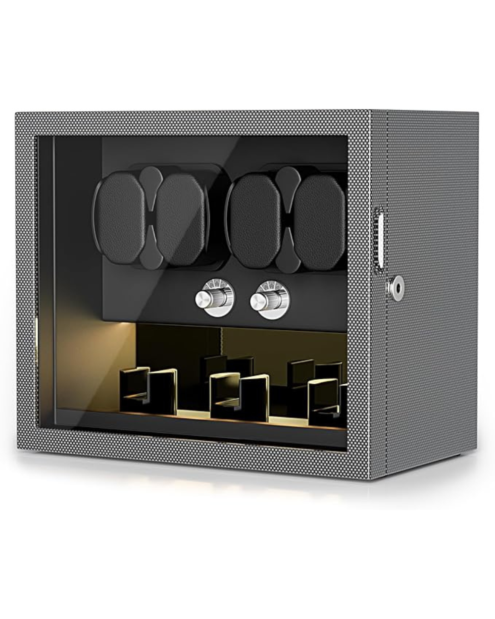 Twixstar Watch Winder For 4 Watches Grey