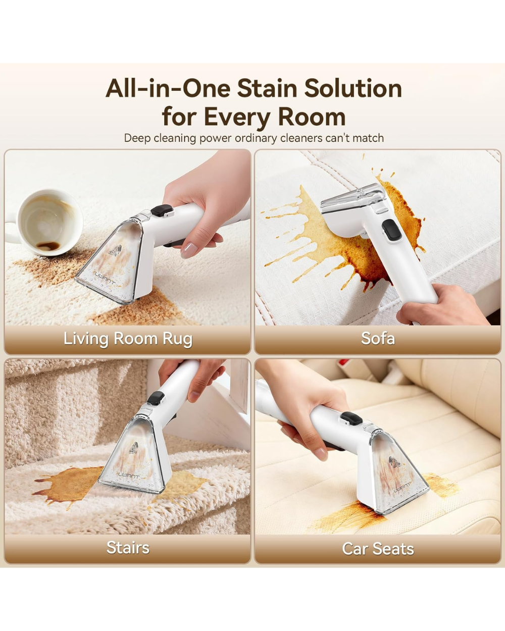 Uwant Y100 Carpet Spot Cleaner Handheld