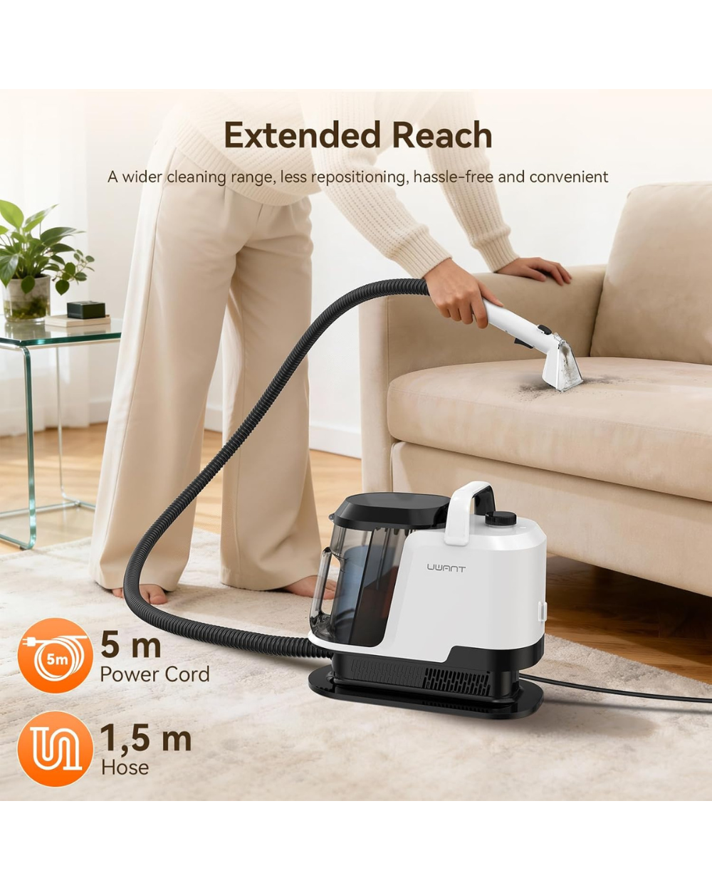 Uwant Y100 Carpet Spot Cleaner Handheld