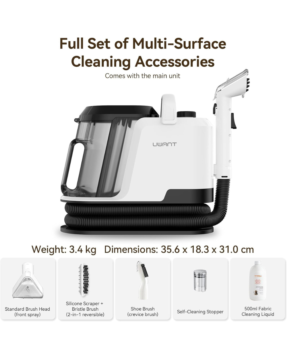 Uwant Y100 Carpet Spot Cleaner Handheld