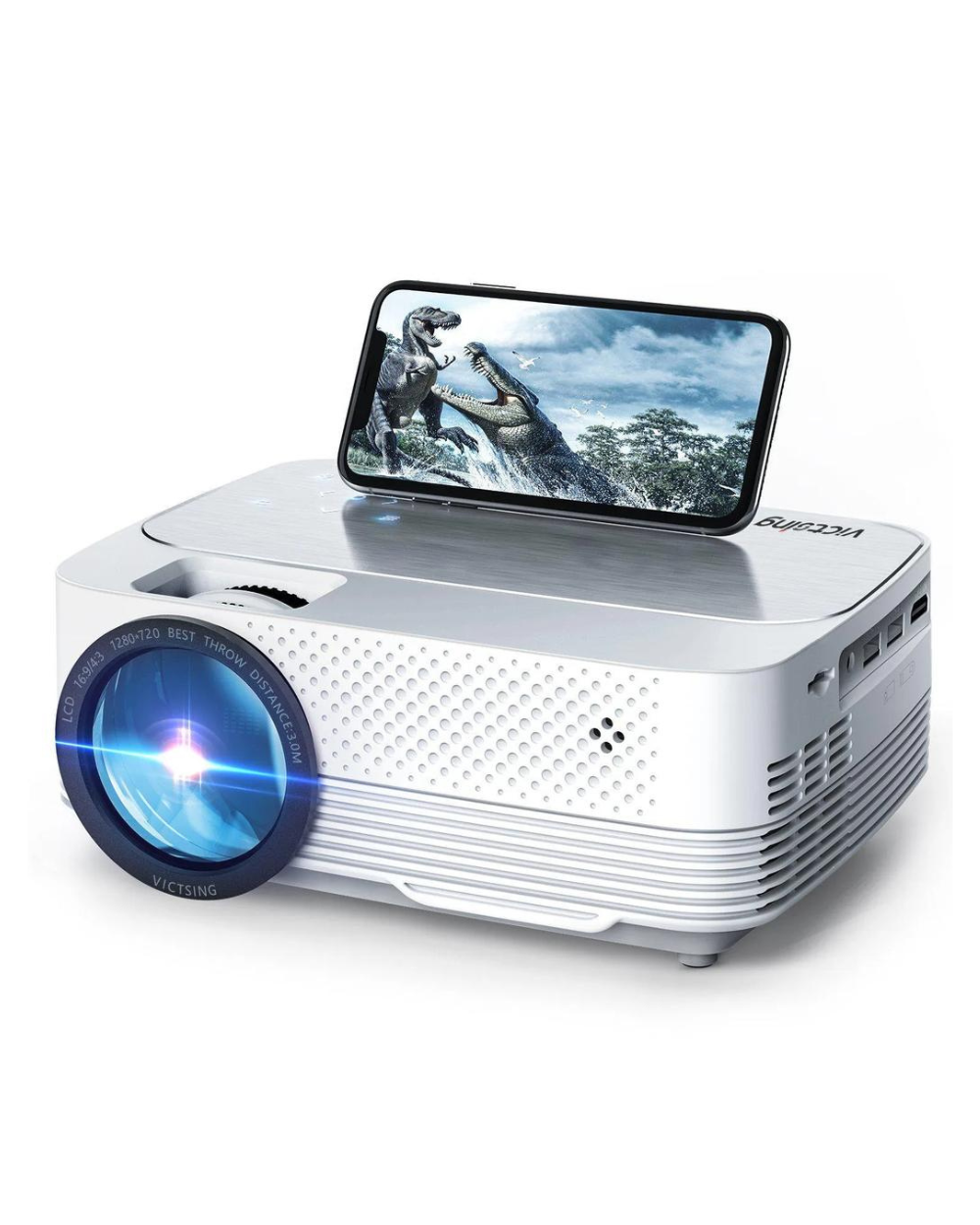 Victsing Home Theatre Portable LED Projector