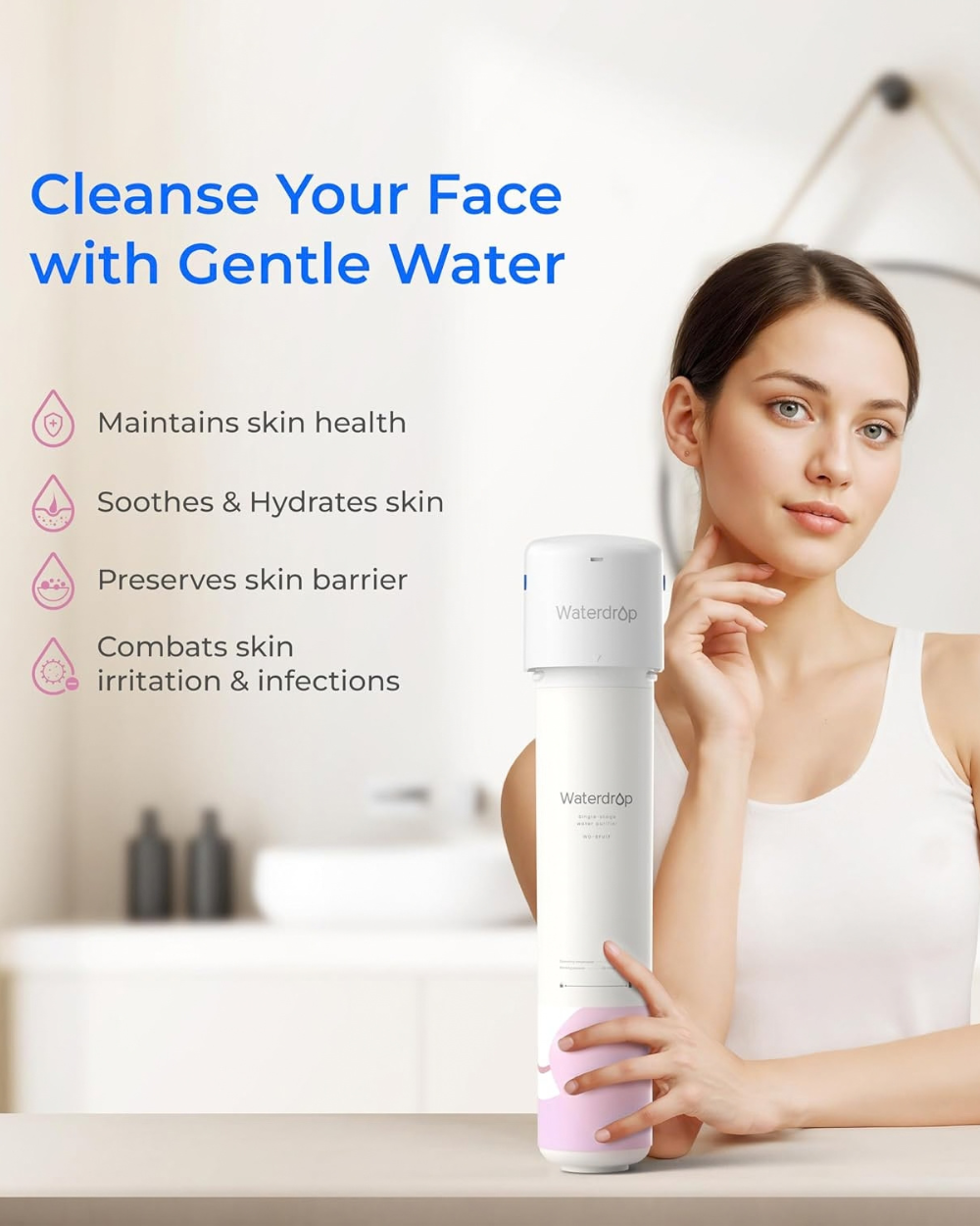 Waterdrop BFU1 Water Purifier Filter For Face Care